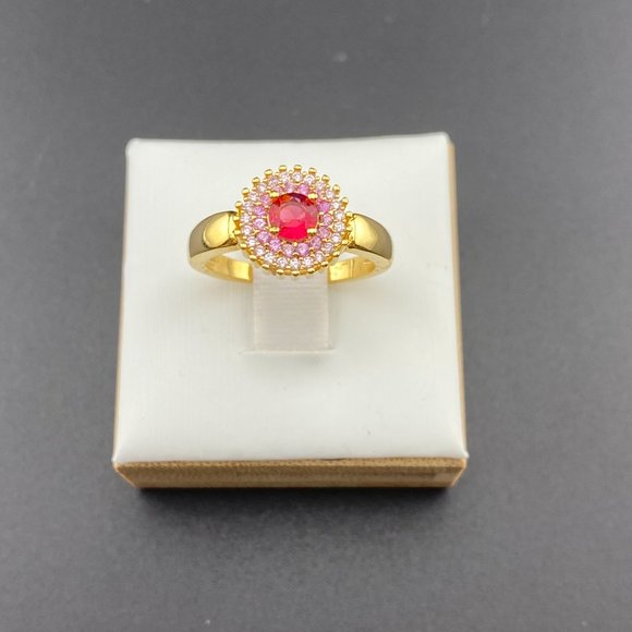 Spring Sunset 18k Gold Plated Ring - Picture 1 of 5